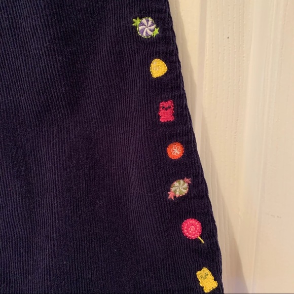 Gymboree Corduroy Flare Embroidered Pants-Size 5 - Picture 3 of 9